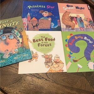 Assorted Kids Picture Books - Colorful Green, Blue, Purple & Pink Covers